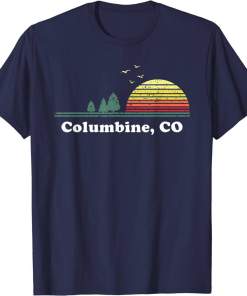 Vintage Columbine, Colorado Home Souvenir Print Shirt