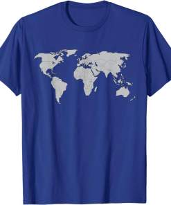 World flag map T Shirt Globe Travelers ,Globe of Flags World Shirt